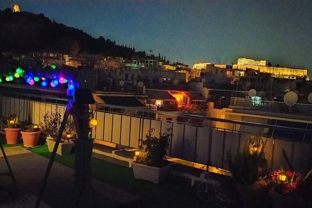 Rooftop Studio, Acropolis View! Athena Bagian luar foto