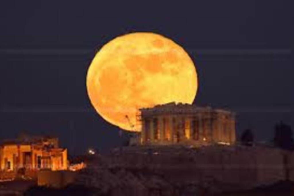 Rooftop Studio, Acropolis View! Athena Bagian luar foto