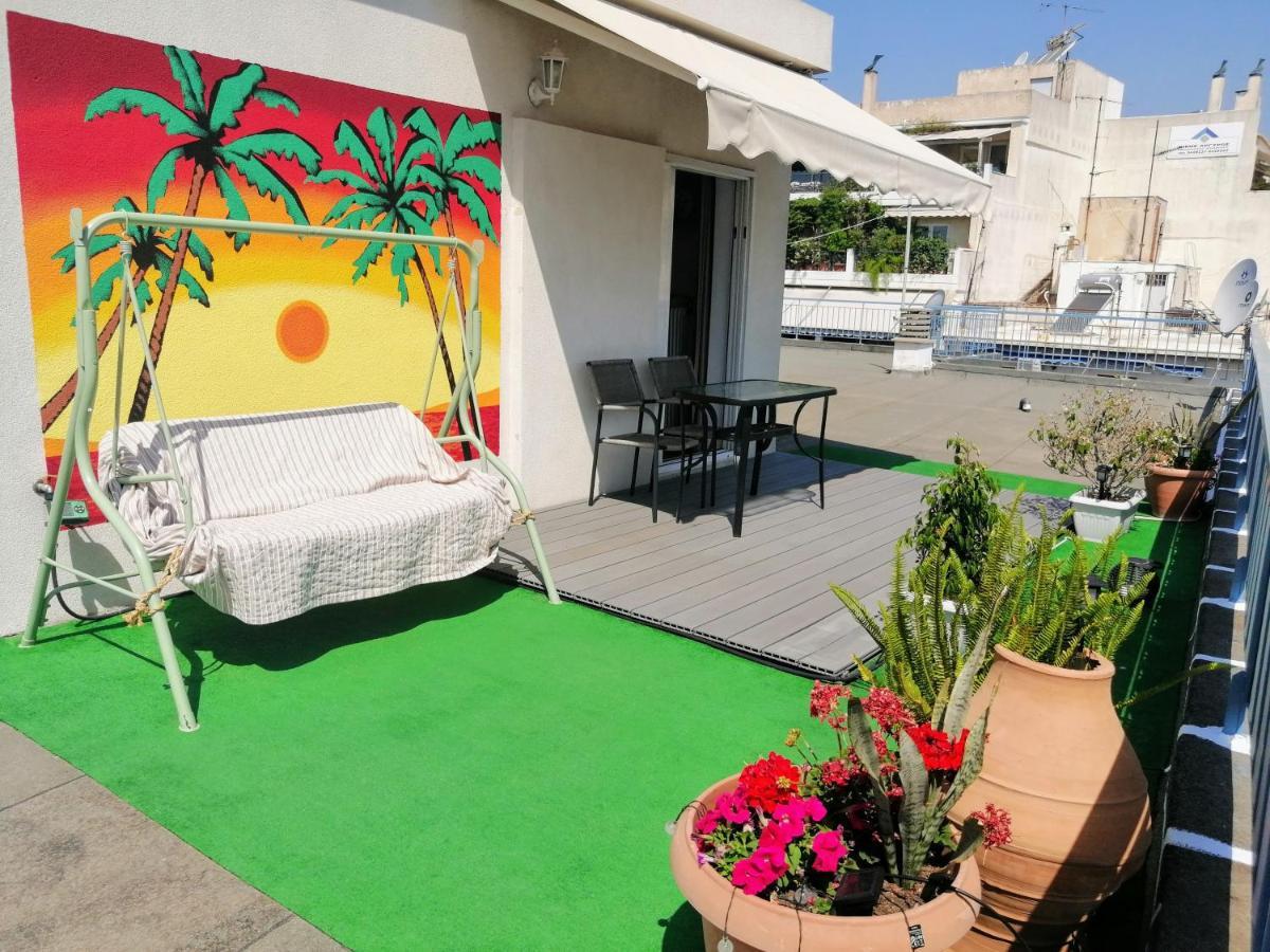 Rooftop Studio, Acropolis View! Athena Bagian luar foto
