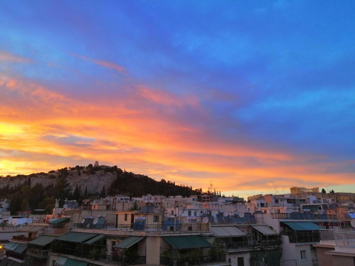 Rooftop Studio, Acropolis View! Athena Bagian luar foto