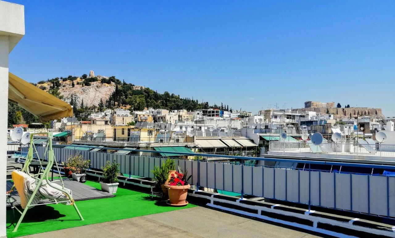 Rooftop Studio, Acropolis View! Athena Bagian luar foto