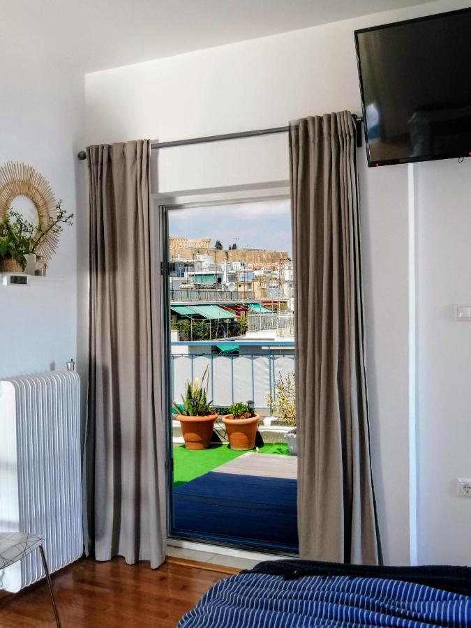 Rooftop Studio, Acropolis View! Athena Bagian luar foto