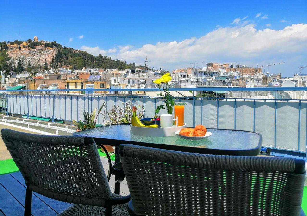Rooftop Studio, Acropolis View! Athena Bagian luar foto